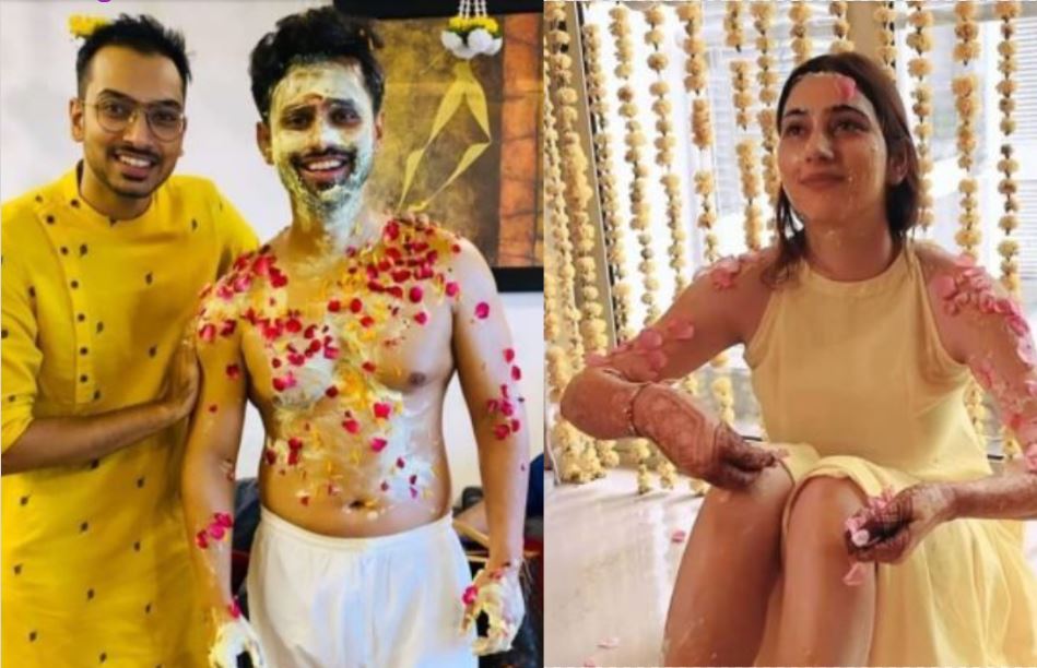 Dishul Wedding: सामने आई राहुल और दिशा की Haldi Ceremony की तस्वीरें, आज रात होगा संगीत