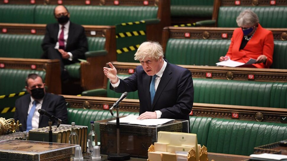 Britain की संसद में PM Modi की तस्वीर वाले पर्चों पर छिड़ी तीखी बहस, Boris Johnson ने विपक्ष को घेरा