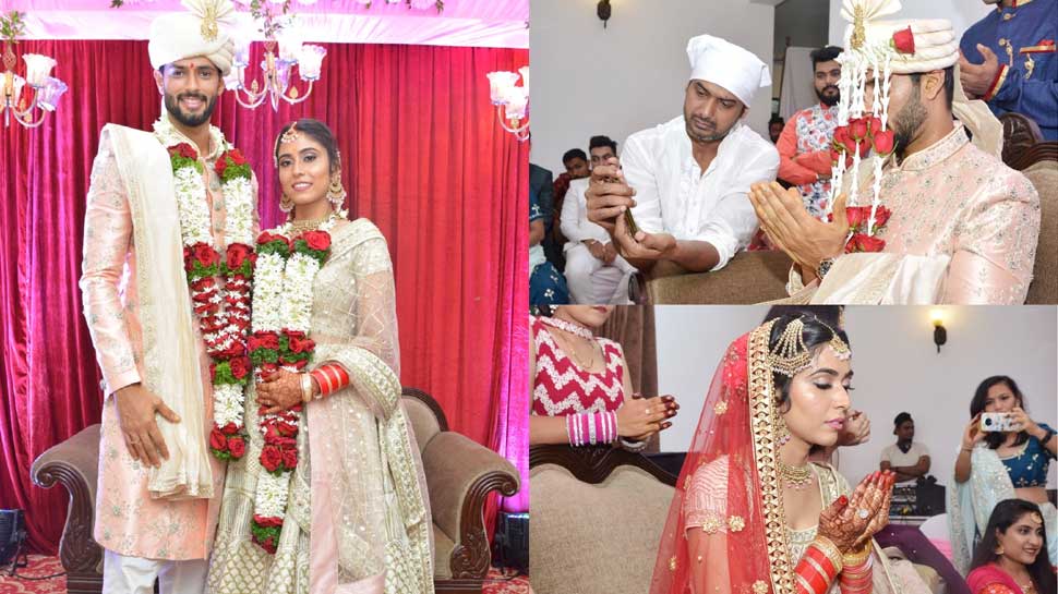 इस भारतीय क्रिकेटर ने अपनी लॉन्ग टाइम गर्लफ्रेंड से रचाई शादी, दुआ मांगते नजर आए दूल्हा-दुल्हन
