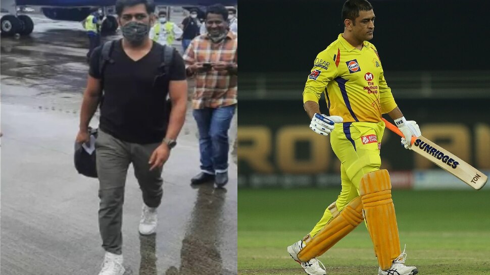 IPL 2021 से पहले MS Dhoni ने घटाया वजन, स्लिम और फिट माही की Photos Viral