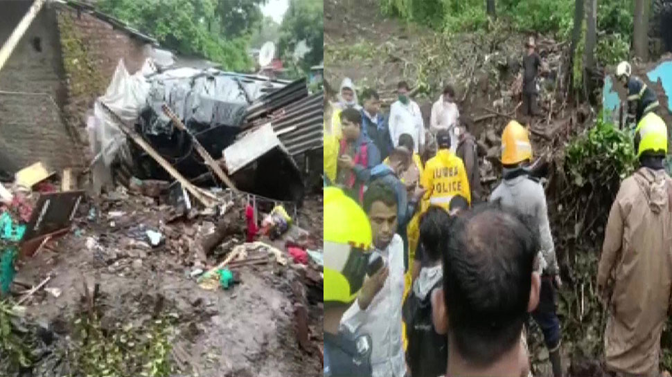 Mumbai Rain news heavy rainfall imd weather forecast today bmc maharashtra | भारी बारिश की वजह से Mumbai में Landslide, 11 लोगों की मौत, Rescue Operation जारी - Vimarsana News