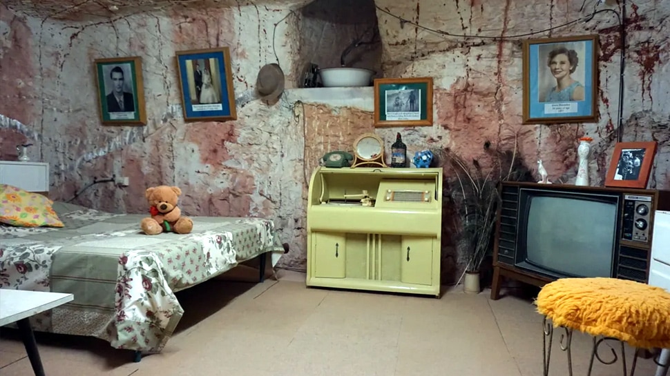 Underground village built in a mine