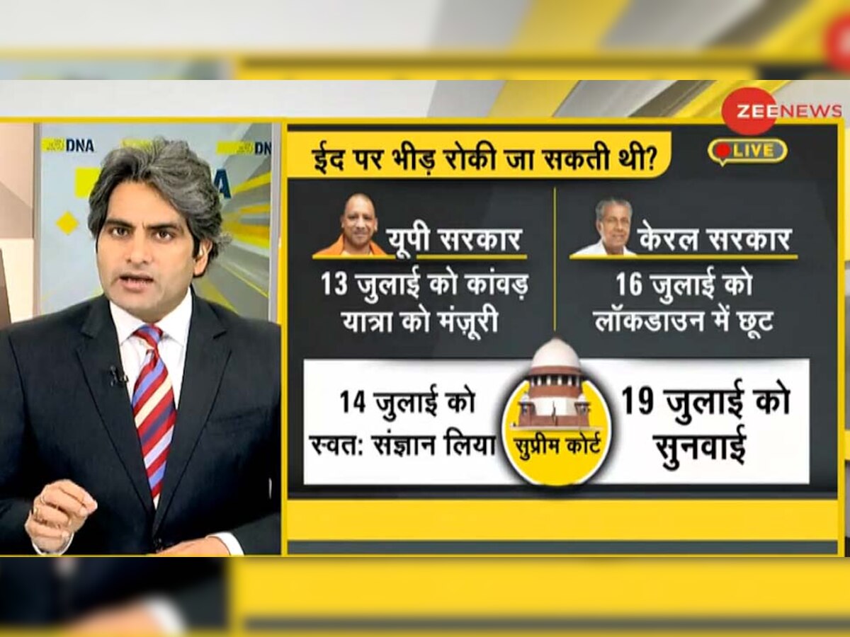 DNA ANALYSIS: ईद पर छूट सेकुल​रिज्म, तो कांवड़ में छूट देना सांप्रदायिकता कैसे?