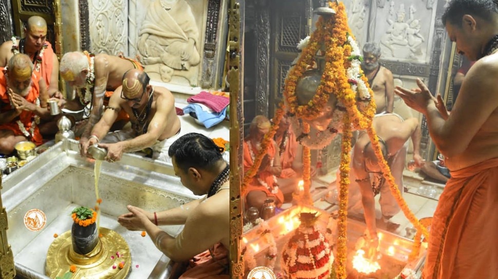 Sawan 2021: काशी विश्वनाथ मंदिर में बड़ी संख्या में पहुंच रहे शिव भक्त, इलेक्ट्रॉनिक डिवाइस के साथ प्रवेश पर है प्रतिबंध