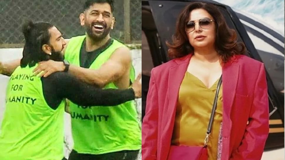 Ranveer Singh के बाद अब Farah Khan भी हुईं MS Dhoni की फैन, इंटरनेट पर वायरल हुईं ये तस्वीरें