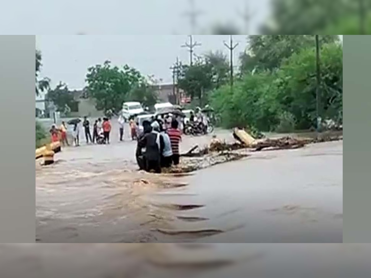 श्योपुर में भारी बारिश 