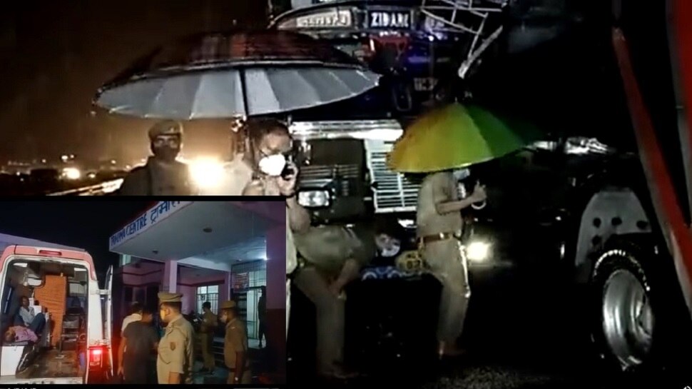 बाराबंकी में भीषण सड़क हादसा, पुल पर खड़ी खराब बस में ट्रक ने मारी टक्‍कर, 18 यात्र‍ियों की मौत