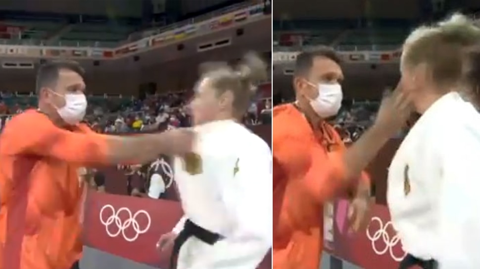 Olympics: मैच से पहले कोच ने महिला खिलाड़ी का गिरेबान पकड़ मारे दो थप्पड़, VIDEO Viral