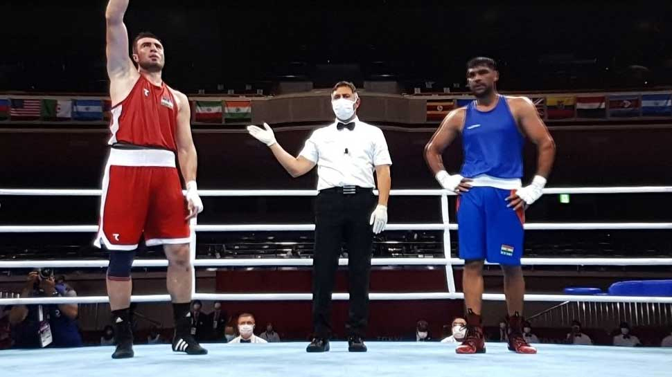 Tokyo Olympics: चोट के बावजूद रिंग में उतरे Boxer Satish Kumar, करना पड़ा हार का सामना Tokyo Olympics: चोट के बावजूद रिंग में उतरे Boxer Satish Kumar, करना पड़ा हार का सामना