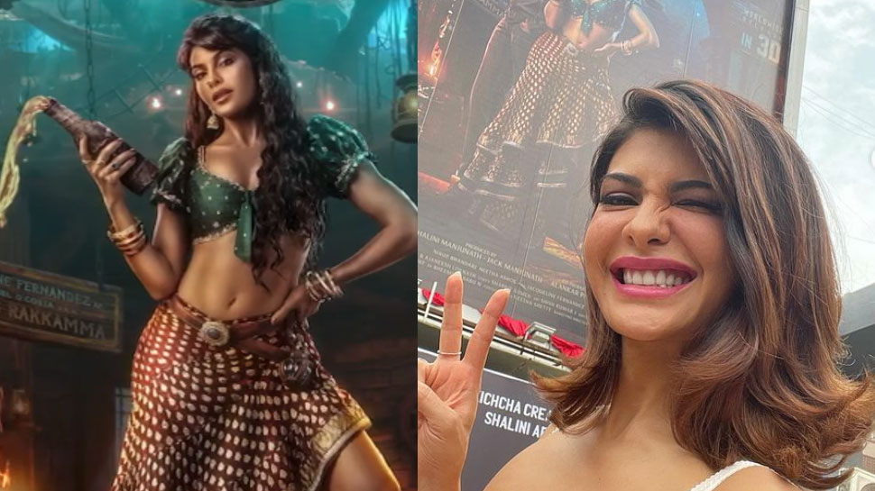 Jacqueline Fernandez अपने ही पोस्टर को देख हुईं क्रेजी, दिया Funny रिएक्शन