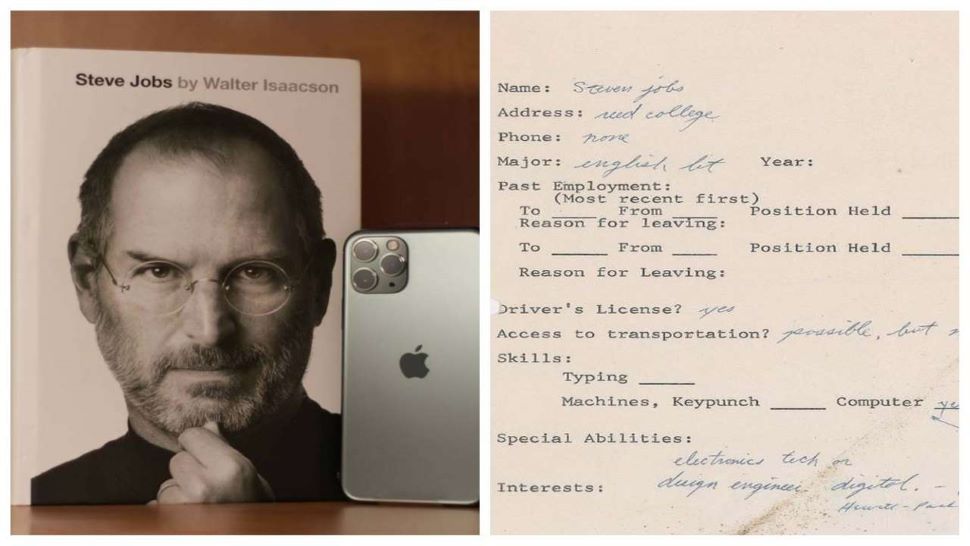 Steve Jobs का हाथ से लिखा जॉब एप्लिकेशन 2.5 करोड़ में बिका, 18 साल की उम्र में दिया था आवेदन; देखें इसमें क्या है खास