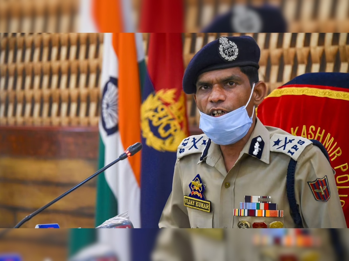 IG कश्मीर पुलिस विजय कुमार (फाइल फोटो)