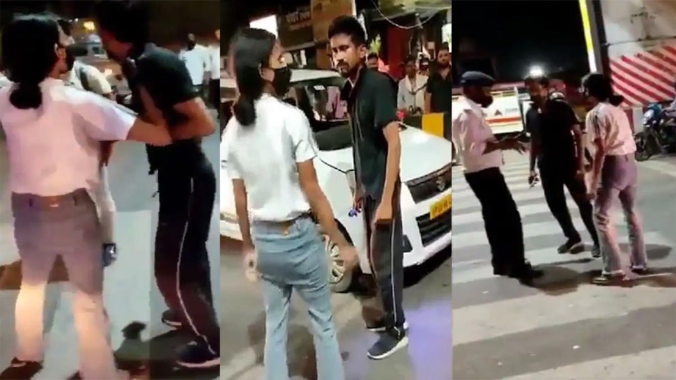 Lucknow girl Priyadarshini Narayan Yadav speaks on Hitting and Slapping Cab Driver | Lucknow में बीच सड़क कैब ड्राइवर को पीटने वाली लड़की आई सामने, FIR के बाद बोली- मेरा चल रहा मानसिक बीमारी का इलाज - Vimarsana News