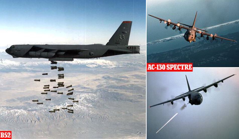 US Sends In B-52 Bombers And Spectre Gunships To Bombard The Taliban ...