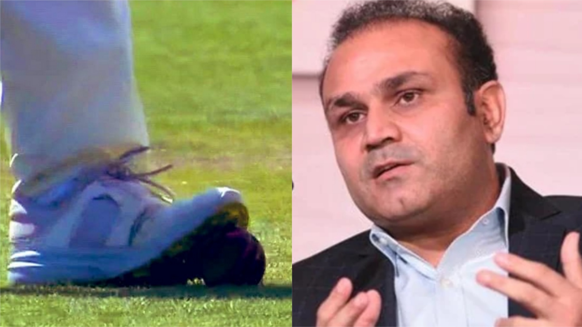 IND vs ENG: इंग्लैंड के क्रिकेटर्स बॉल पर जूते का स्पाइक मारते दिखे, सहवाग बोले, 'ये टेम्परिंग है?'