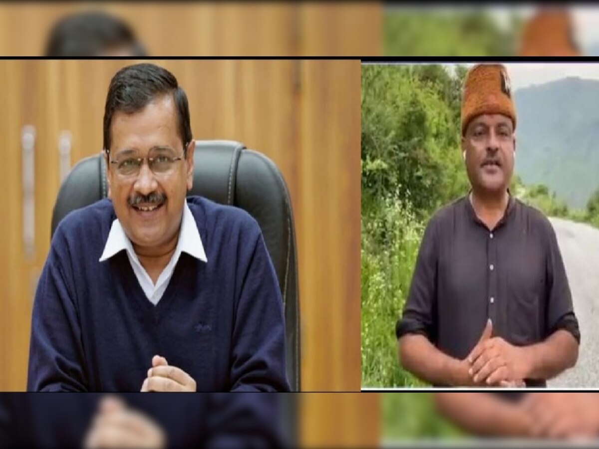 सीएम अरविंद केजरीवाल और रिटायर्ड कर्नल अजय कोठियाल (फोटो: एएनआई)