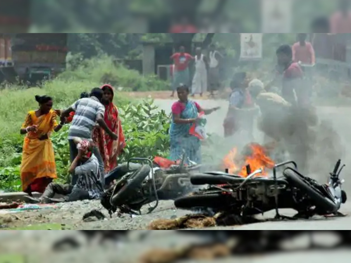 बंगाल हिंसा के दौरान की तस्वीर (फाइल फोटो).