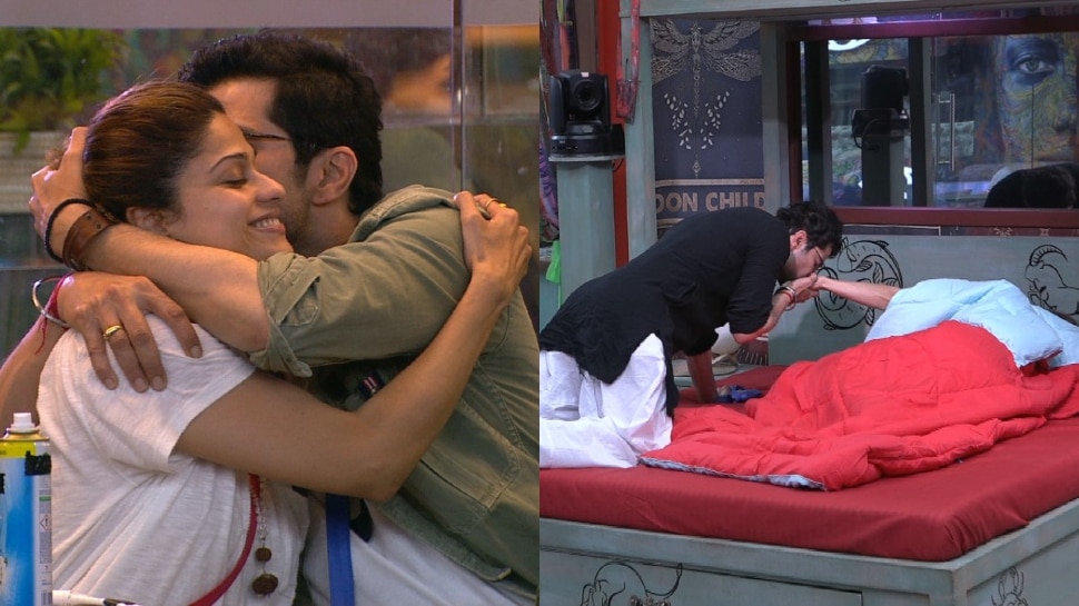 Raqesh Bapat Kissed Shamita Shetty in Bigg Boss OTT As she was jealous of Divya and Raqesh closeness | Bigg Boss OTT: रूठी हुई Shamita Shetty को Raqesh Bapat ने सबके सामने किया किस, वायरल हुआ वीडियो - Vimarsana News