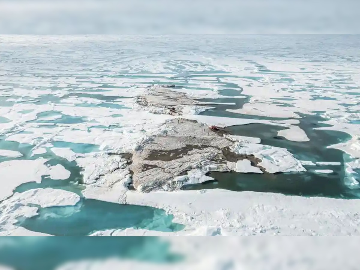 North Pole के पास समुद्र में खोजा गया New Island, फुटबॉल के मैदान जितना है आकार