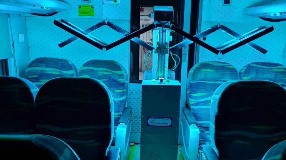 Indian Railways ने ट्रेन को सैनेटाइज करने का निकाला नायाब तरीका, 2 मिनट में बोगी होगी एकदम साफ
