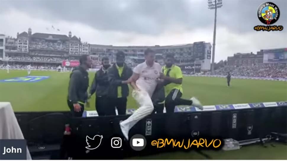 IND VS ENG: सुरक्षा को धता बताकर तीसरी बार फिर मैदान में घुसे जार्वो69, VIDEO हुआ वायरल