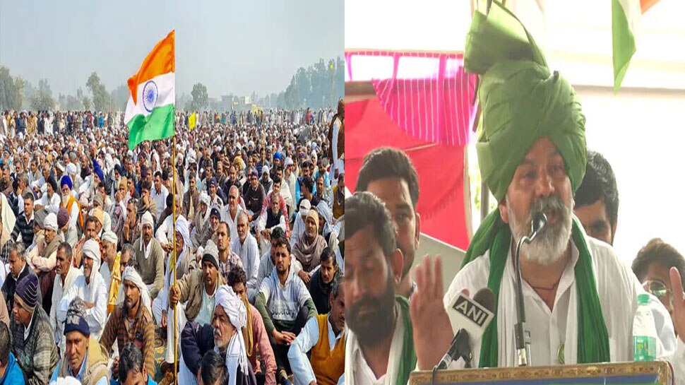 मुजफ्फरनगर: किसानों की महापंचायत में PM मोदी के खिलाफ नारेबाजी, बीजेपी बोली भटक गया आंदोलन