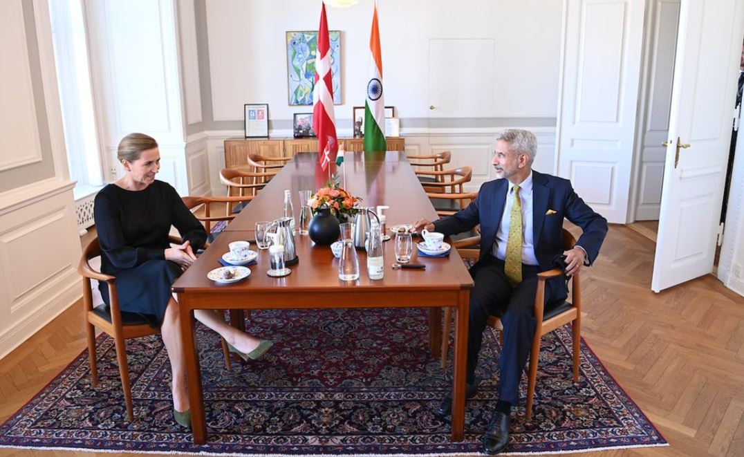 डेनमार्क की PM से मिले जयशंकर, अफगानिस्तान के हालात पर की चर्चा