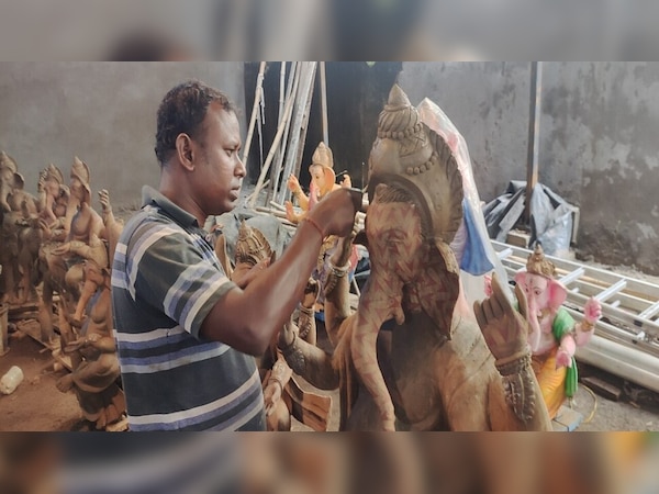 ଆସନ୍ତା ଶୁକ୍ରବାର ଗଣେଶ ପୂଜା; ଲଘୁଚାପ ଜନିତ ବର୍ଷାକୁ ନେଇ ଚିନ୍ତାରେ ବ୍ୟବସାୟୀ