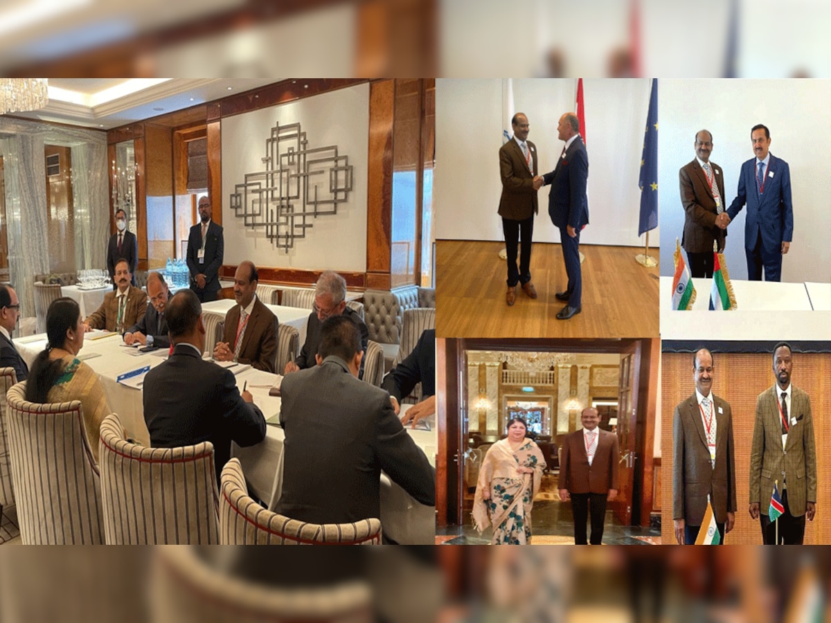 ओम बिरला ने वर्ल्ड स्पीकर्स कांफ्रेंस के दौरान छह देशों की संसद के अध्यक्षों के साथ द्विपक्षीय भेंट की