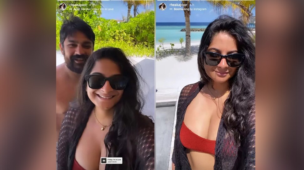 मालदीव में हनीमून एंजवाय कर रही हैं अनिल कपूर की बेटी रिया, शेयर की रोमांटिक PHOTOS