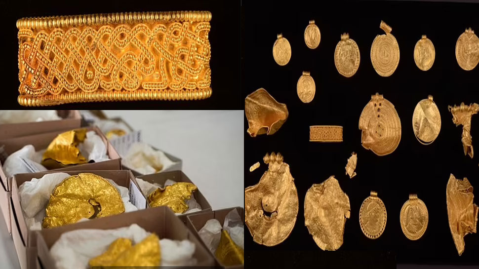 denmark treasure hunter found 22 pieces of 1,500 year old pure gold with metal detector in friends field | Denmark Treasure Hunter ने जिसे समझा कचरे का ढेर, वो निकला बेशकीमती खजाना;