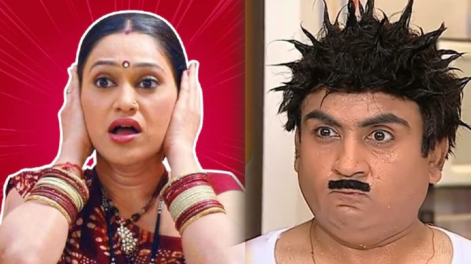 दया भाभी और जेठालाल. दया भाभी और जेठालाल.