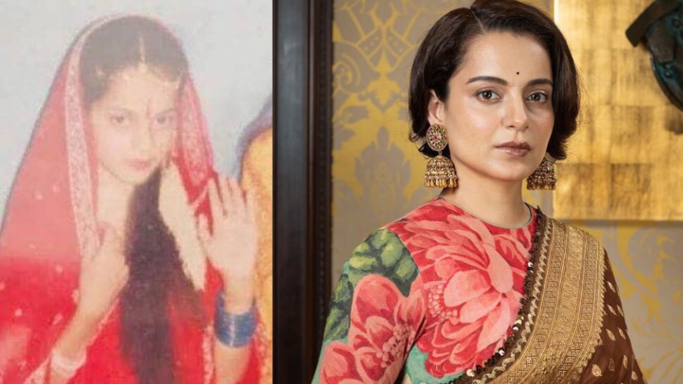 Kangana Ranaut ने पहले भी निभाया है 'Sita' का किरदार, देखिए ये क्यूट PHOTO