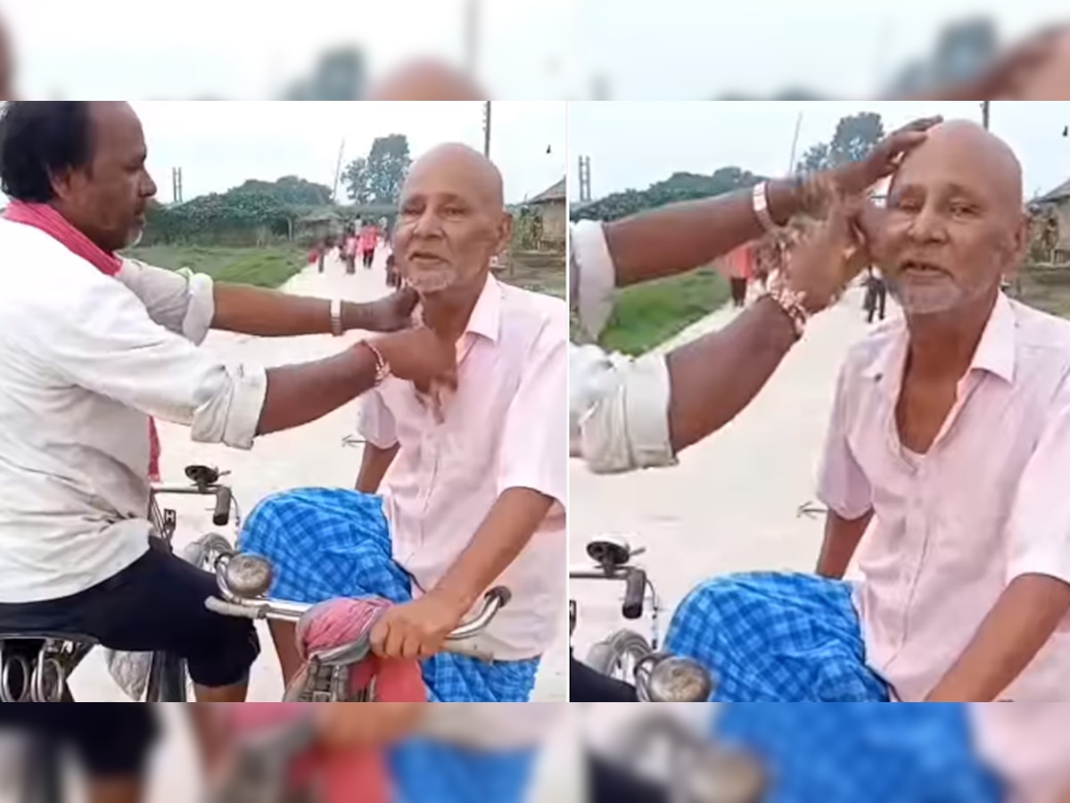 ये है दाढ़ी बनाने का Desi Jugaad! बीच सड़क पर कुछ यूं निकाला धांसू तरीका- देखें Video