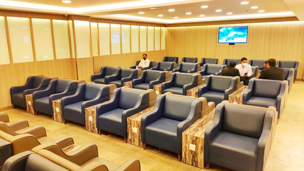 सभी सुविधाओं से लैस है ये लाउंज This lounge is equipped with all facilities