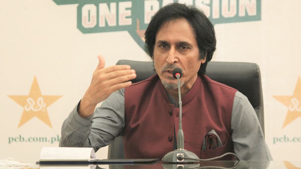 पीसीबी चैरयमैन रमीज राजा (फोटो-Twitter/@TheRealPCB) पीसीबी चैरयमैन रमीज राजा (फोटो-Twitter/@TheRealPCB)