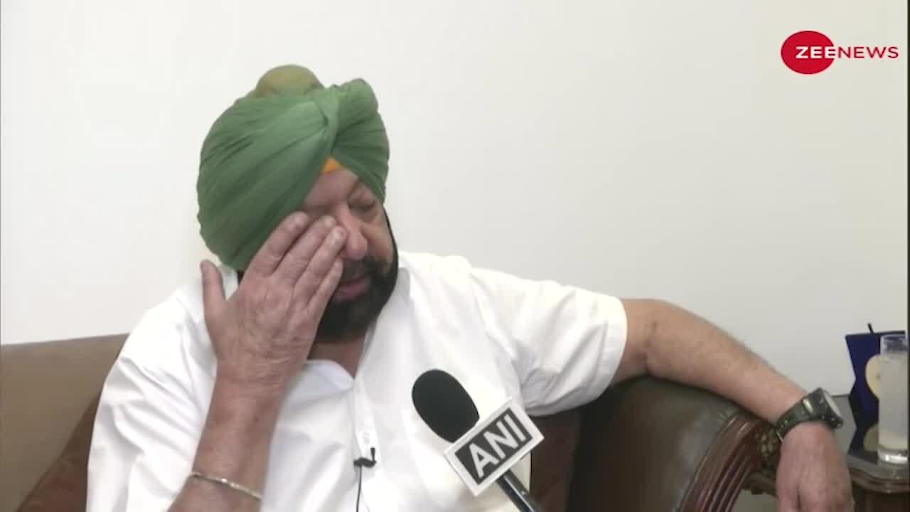 Punjab CM ने Navjot Singh Sidhu को  CM बनाए जाने पर जताई आपत्ति