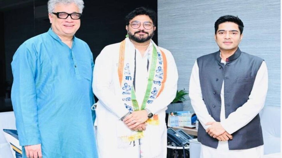 BJP नेता और पूर्व केंद्रीय मंत्री Babul Supriyo trinamool congress में हुए शामिल