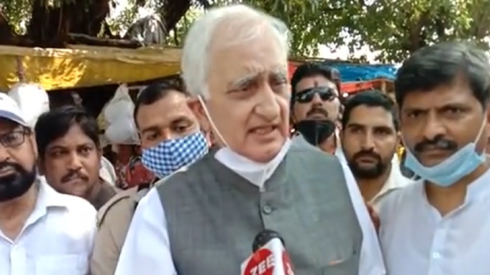 कांग्रेस पार्टी के सीनियर लीडर सलमान खुर्शीद कांग्रेस पार्टी के सीनियर लीडर सलमान खुर्शीद