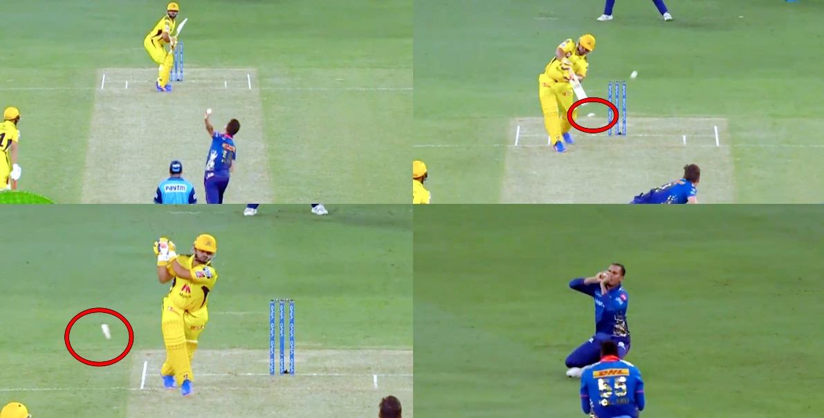 IPL: 'विकेट के साथ बल्ला भी गया', रैना संग बीच मैदान पर हो गई ये बड़ी अनहोनी; देखें Video
