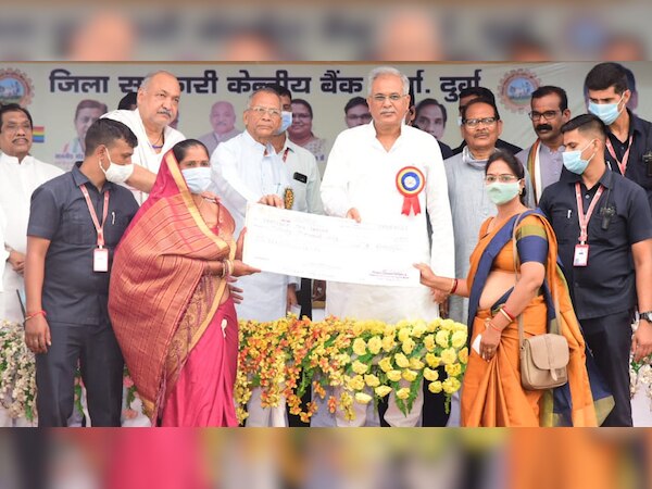 दुर्ग के सेलूद किसान सम्मेलन में पहुंचे सीएम भूपेश बघेल