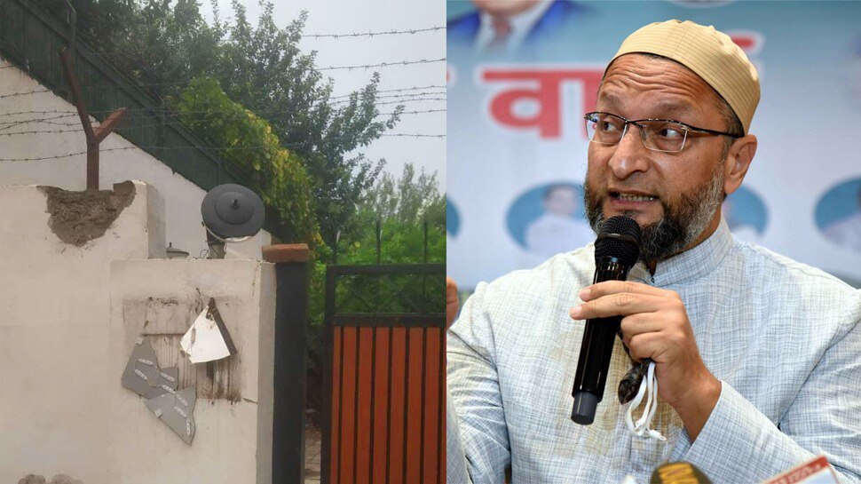 असदुद्दीन ओवैसी के सरकारी बंगले पर तोड़फोड़, हिरासत में हिन्दू सेना के 5 सदस्य