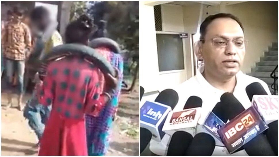 अमानवीयता: नाबालिग समेत युवक-युवती के गले में टायर डालकर नचाया, मारा-पीटा, तमाशा देखते रहे लोग
