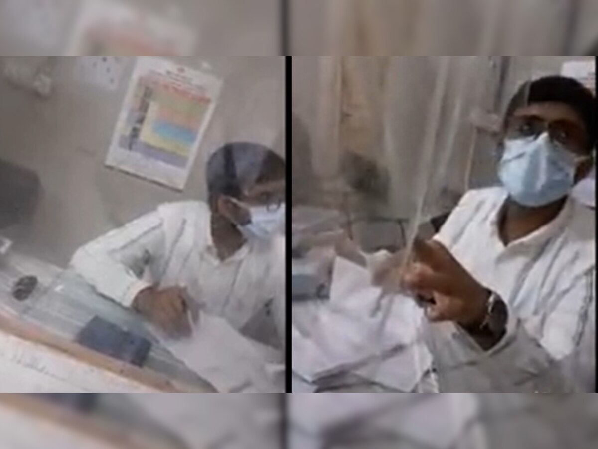 रतलाम जिला अस्पताल के डॉक्टर यश जायसवाल का वीडियो वायरल हो रहा है