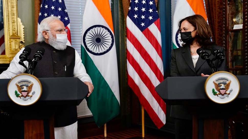 PM मोदी अमेरिकी उपराष्ट्रपति कमला हैरिस से मिले, भारत आने का दिया न्यौता