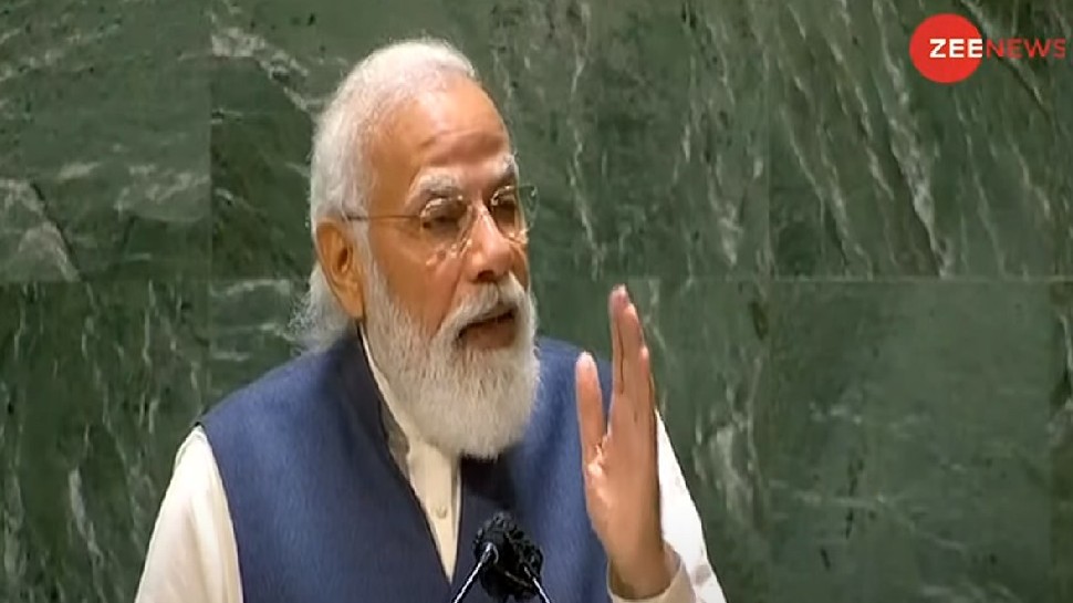 UNGA में प्रधानमंत्री नरेंद्र मोदी. UNGA में प्रधानमंत्री नरेंद्र मोदी.
