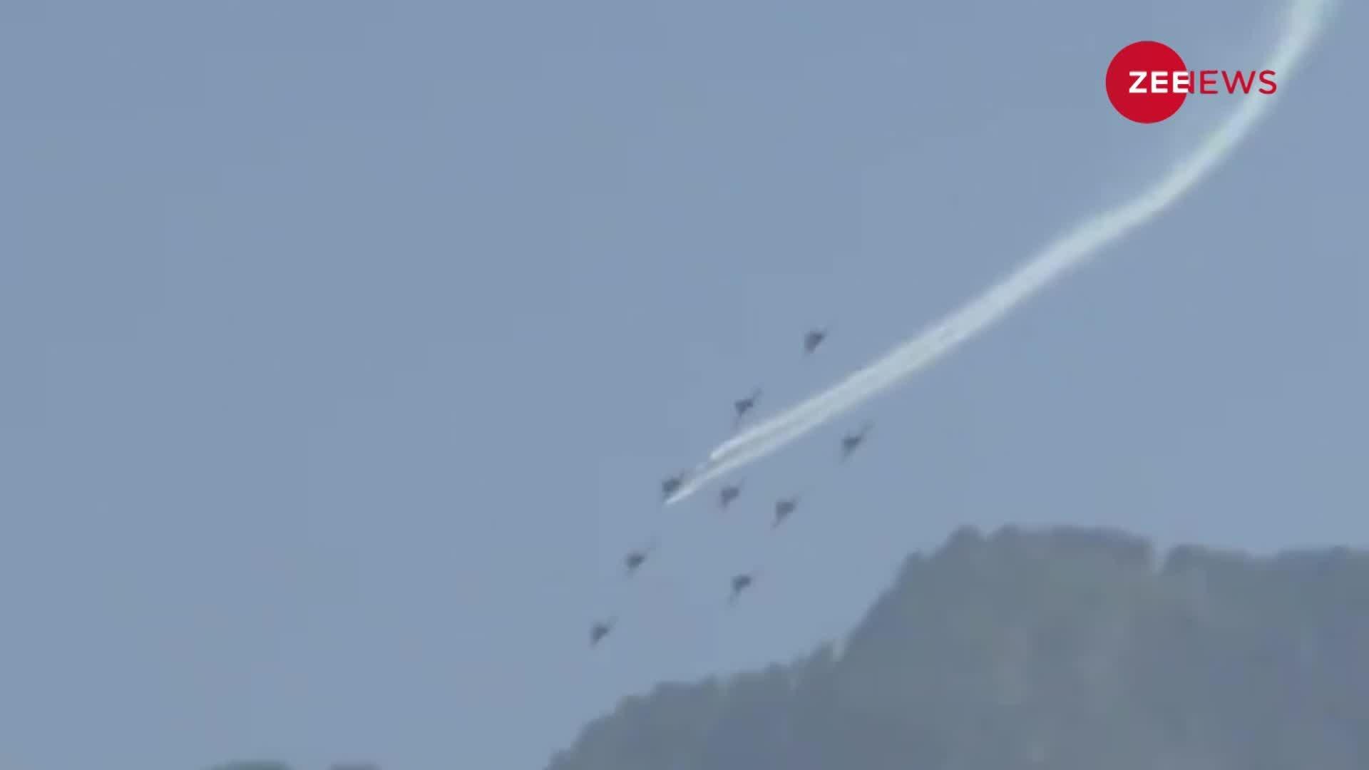 डल झील पर मनाया गया आजादी का अमृत महोत्‍सव , Air Force के विमानों ने दिखाए गजब के करतब