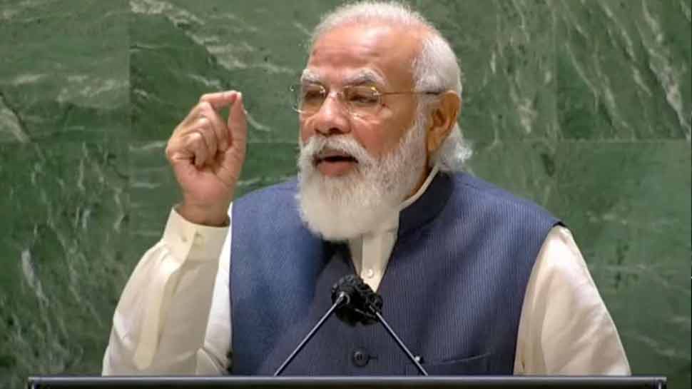 ने संयुक्त राष्ट्र महासभा को किया संबोधित (फोटोः ट्विटर) ने संयुक्त राष्ट्र महासभा को किया संबोधित (फोटोः ट्विटर)