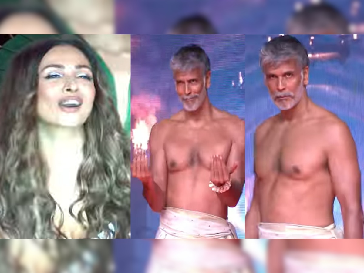 Milind Soman को बिना शर्ट के देख बेकाबू हुईं Malaika Arora..की यह हरकत