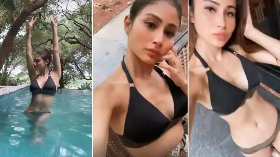 Mouni Roy ने बिकिनी पहन मटकाई कमरिया, फिर पूल में की मस्ती